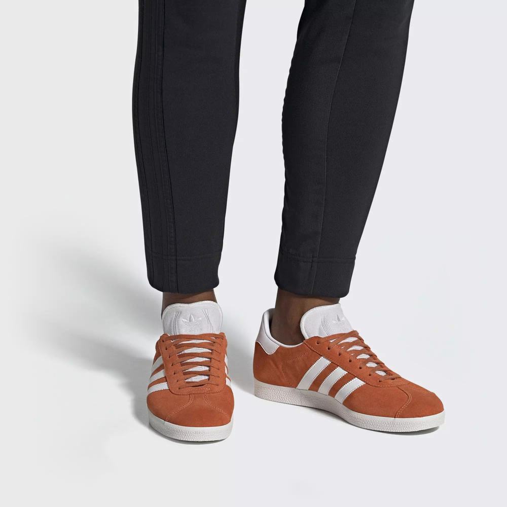 Adidas Gazelle Tenis Naranjas Para Hombre (MX-53276)